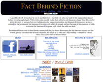 Tablet Screenshot of factbehindfiction.com